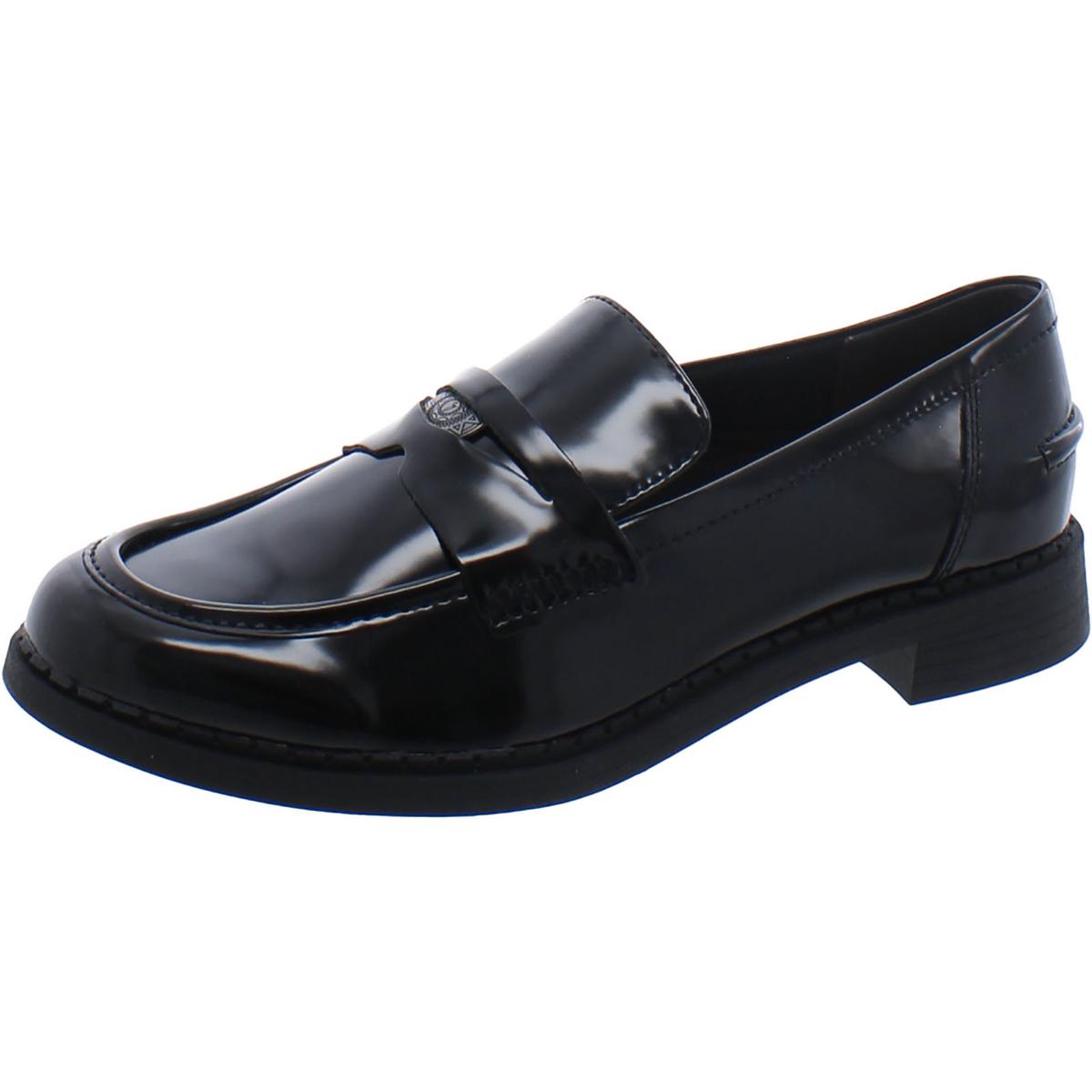 Penny-Loafer aus Kunstleder