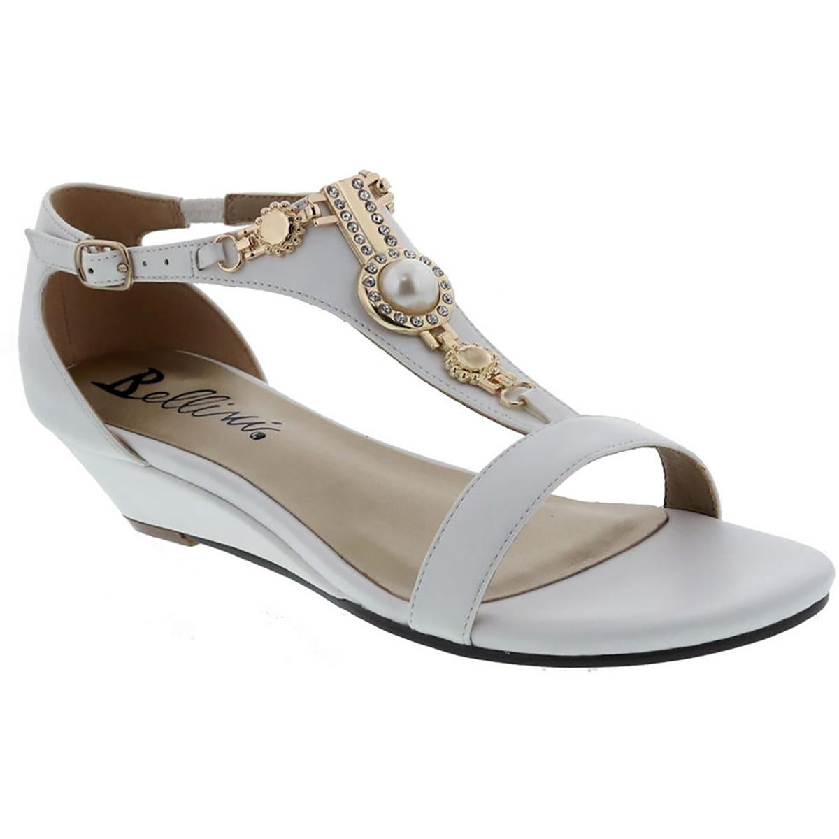 Schwarze Leder Pumps von Lynn Imitat – Keilsandalen