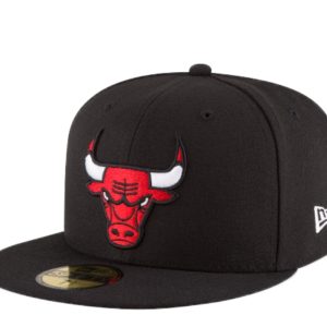 New Era 59Fifty NBA Chicago Bulls Alternate schwarz/rot mit Hut 70343698 7676482814012