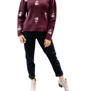 Genevieve gestickter Pullover