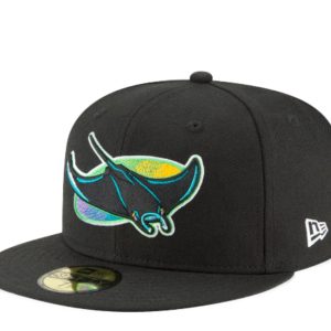 New Era 59Fifty MLB Tampa Bay Rays 1998 Cooperstown schwarz montiert Hut 11590955 7676484649020