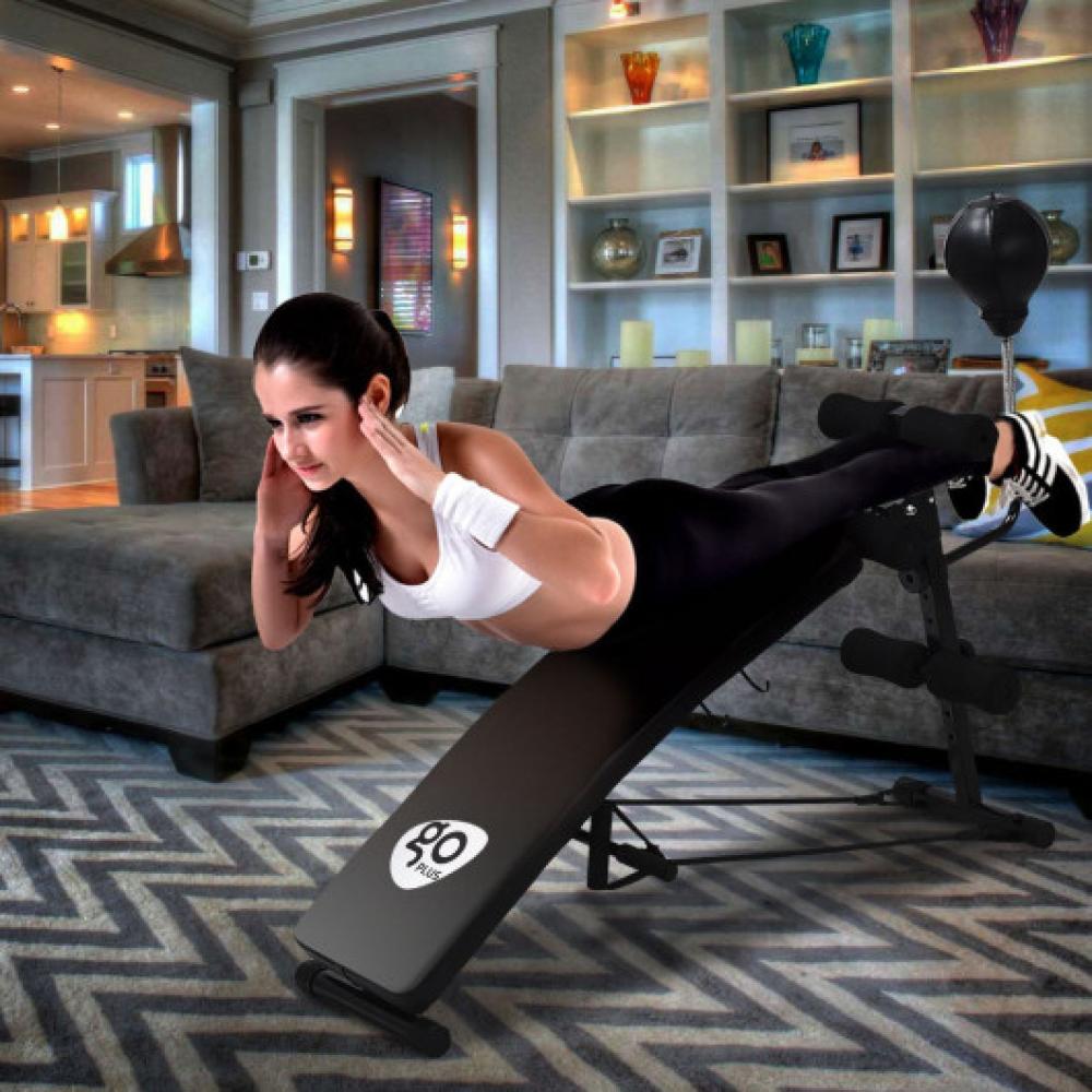 Einstellbare Incline Curved Workout Fitness Sitzbank