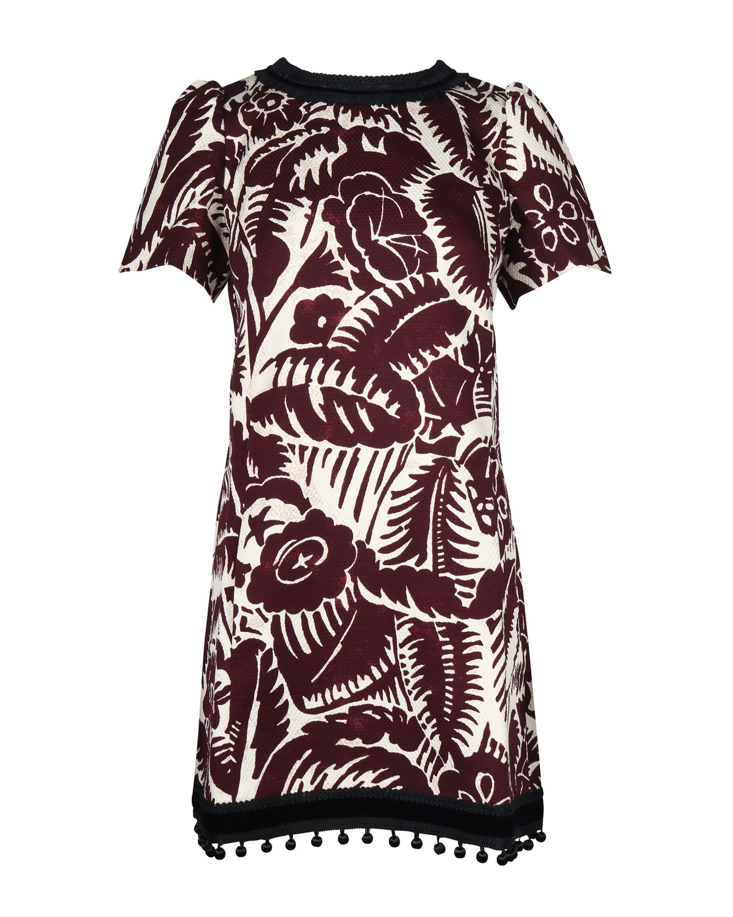 Marc Jacobs Tropical Muster Kleid aus karierter Baumwolle