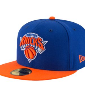 New Era 59Fifty NBA New York Knicks 2-Tone blau/orange Hut 70343623 7676486025276