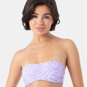 Roxy Sunshine State of Mind wendbar Bandeau Bikini Oberteil für Damen