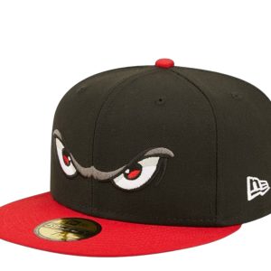 New Era Lake Elsinore Storm authentische Sammlung 59FIFTY eingebaut 60235491 blk rot 7676486156348