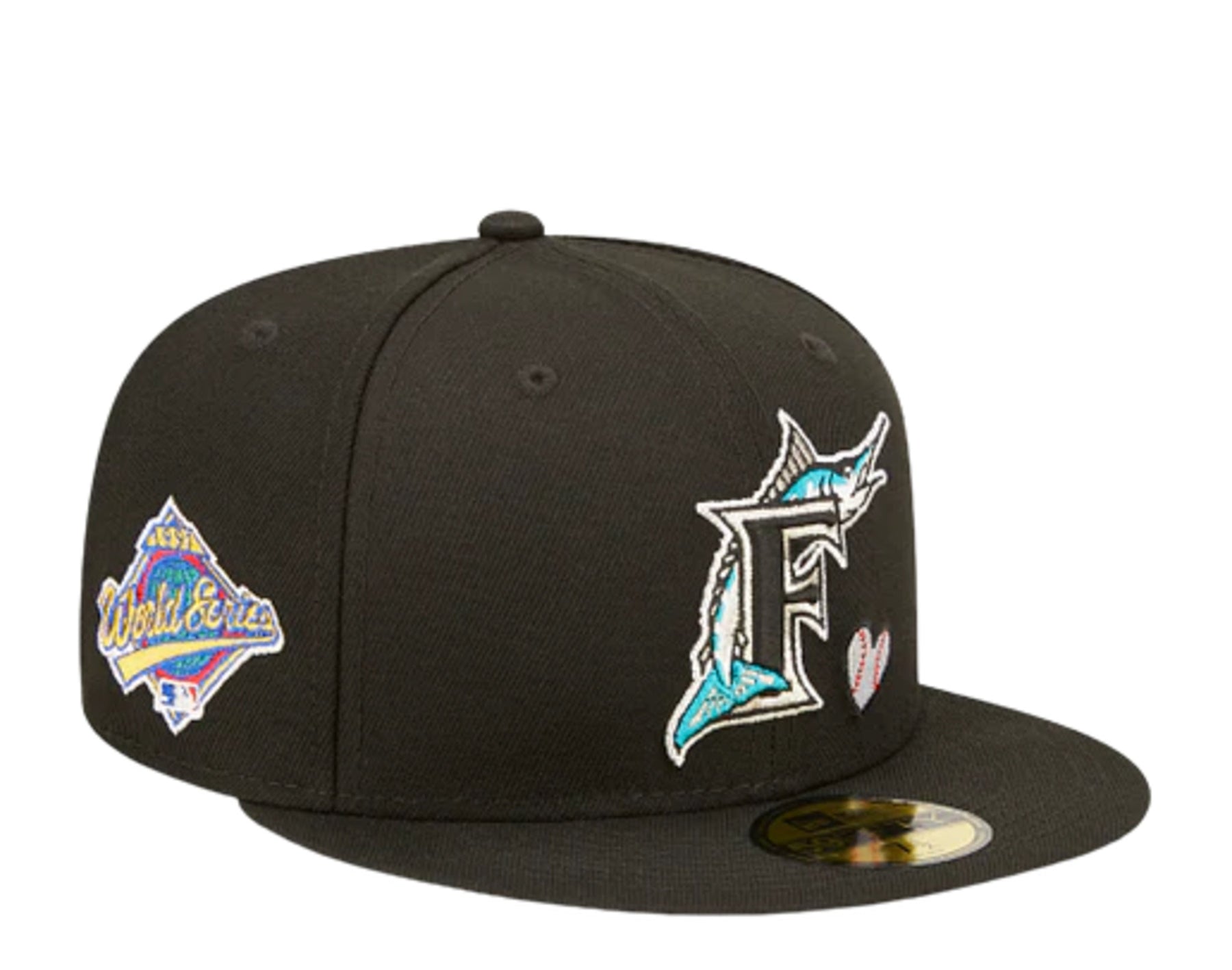 New Era Miami Marlins Team Heart 59FIFTY 60243675 – Schwarz 1997