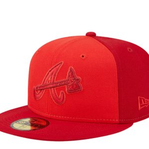 New Era Atlanta Braves Tri-Tone Team 59FIFTY Fitted 60355917 rot 7676489498684