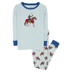 Kinder zwei Stück Baumwolle Pyjama Ritter