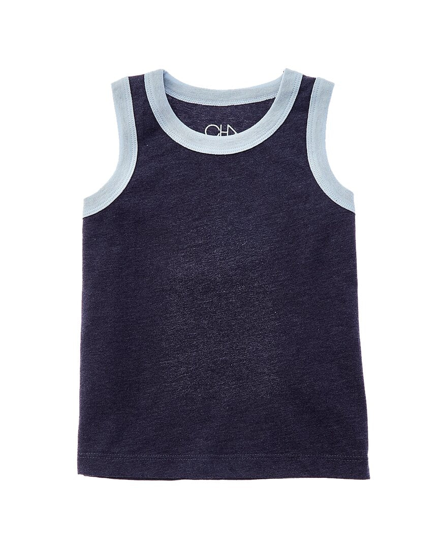 Chaser Recycelte Vintage Jersey Kontrast Bindung Top
