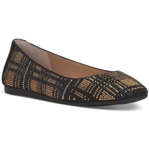 JUNEY 4 Rhinestones Square toe Ballet Wohnungen