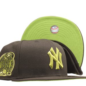 New Era 59Fifty NY Yankees 2000 Subway Series BLK Fitted Apfelgrün Untervisor 7676484223036
