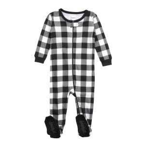 Weihnachten Kinder Fuß Baumwolle Pyjamas kariert