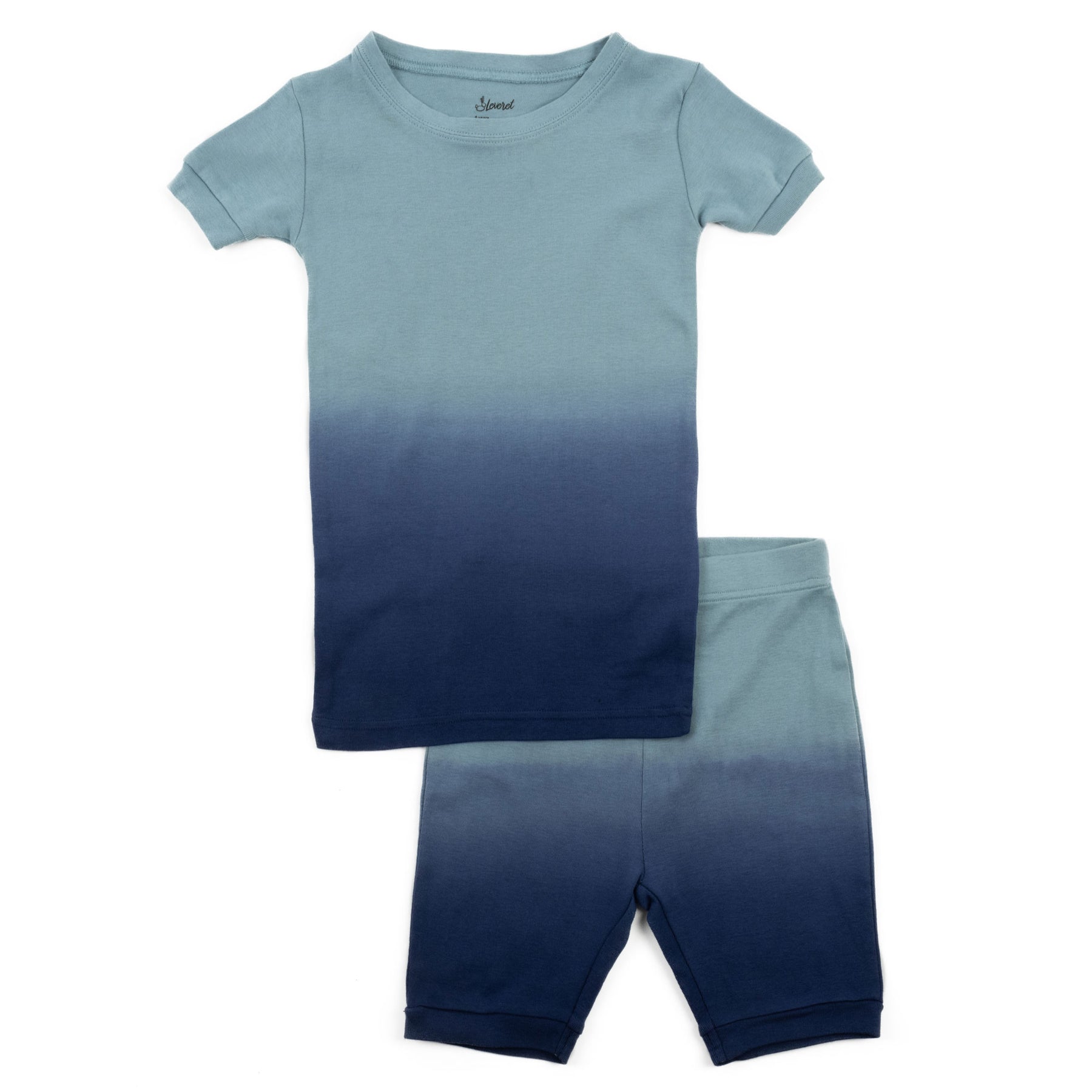 Kinder zweiteilige Baumwolle kurze Pyjamas Batikmuster Jungen
