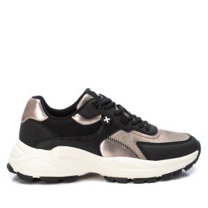 Damen Spitze Schließung Sneakers in Gold 7765047017532