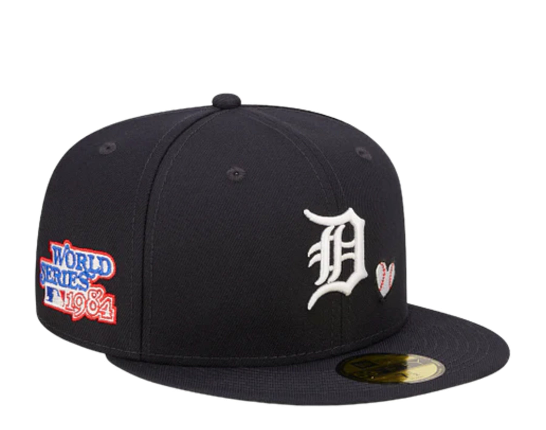 New Era Detroit Tigers Team Heart 59FIFTY Einbau 60243676 – Dunkelblau 1984