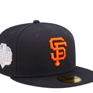 New Era 59Fifty MLB San Francisco Giants Pop Sweat Blk/ rosa verziert Hut 60243525 7676487991356