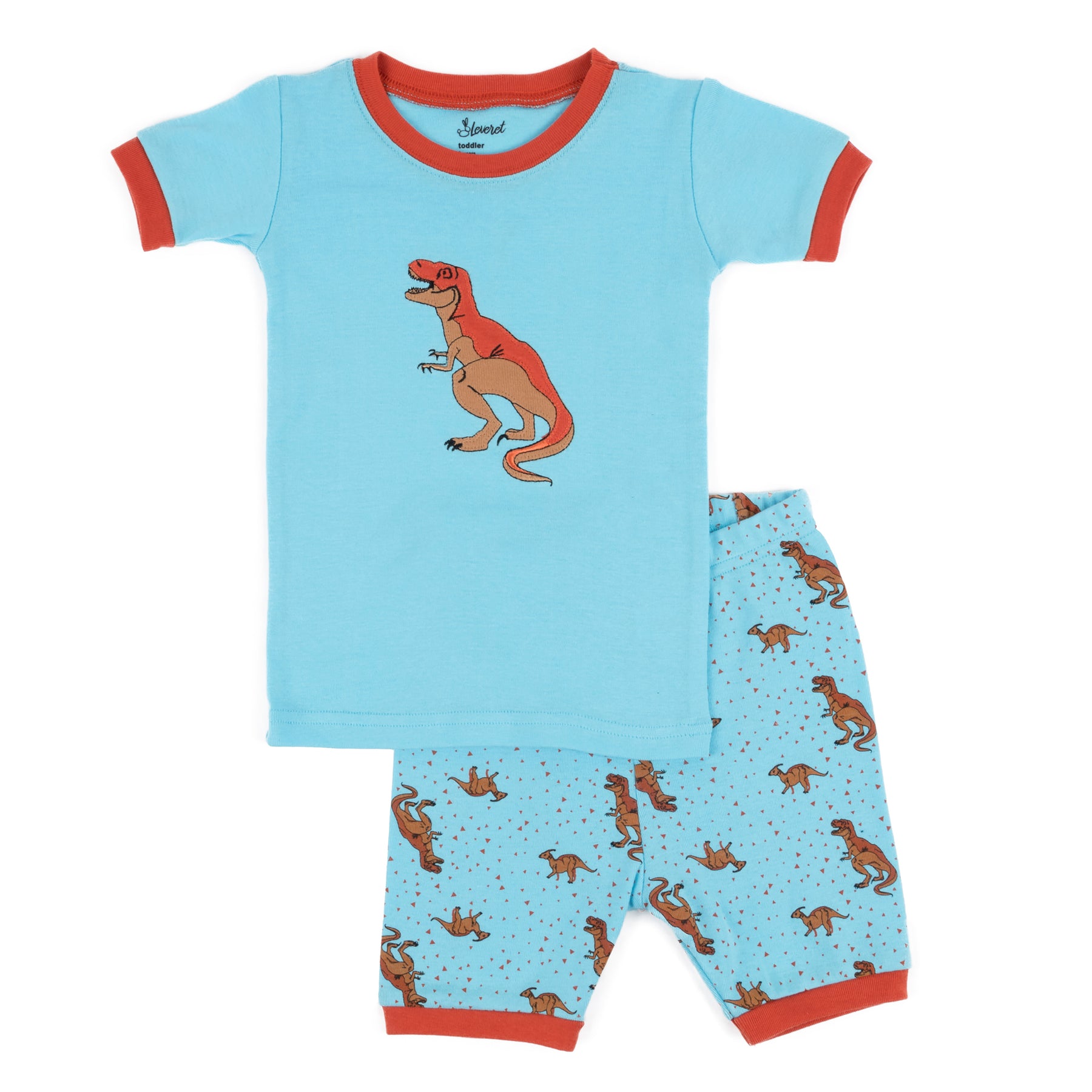 Kinder zweiteilige Baumwolle kurze Pyjamas blau Trex