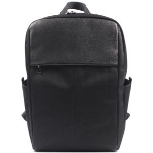 Imitat Besatz gepolsterter Rucksack