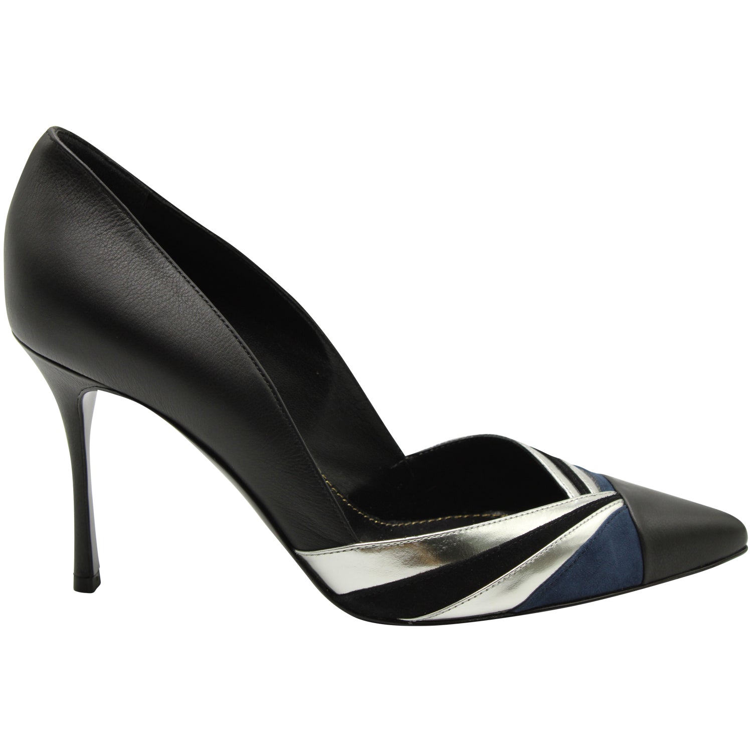Sergio Rossi Pumps aus mehrfarbigem Leder