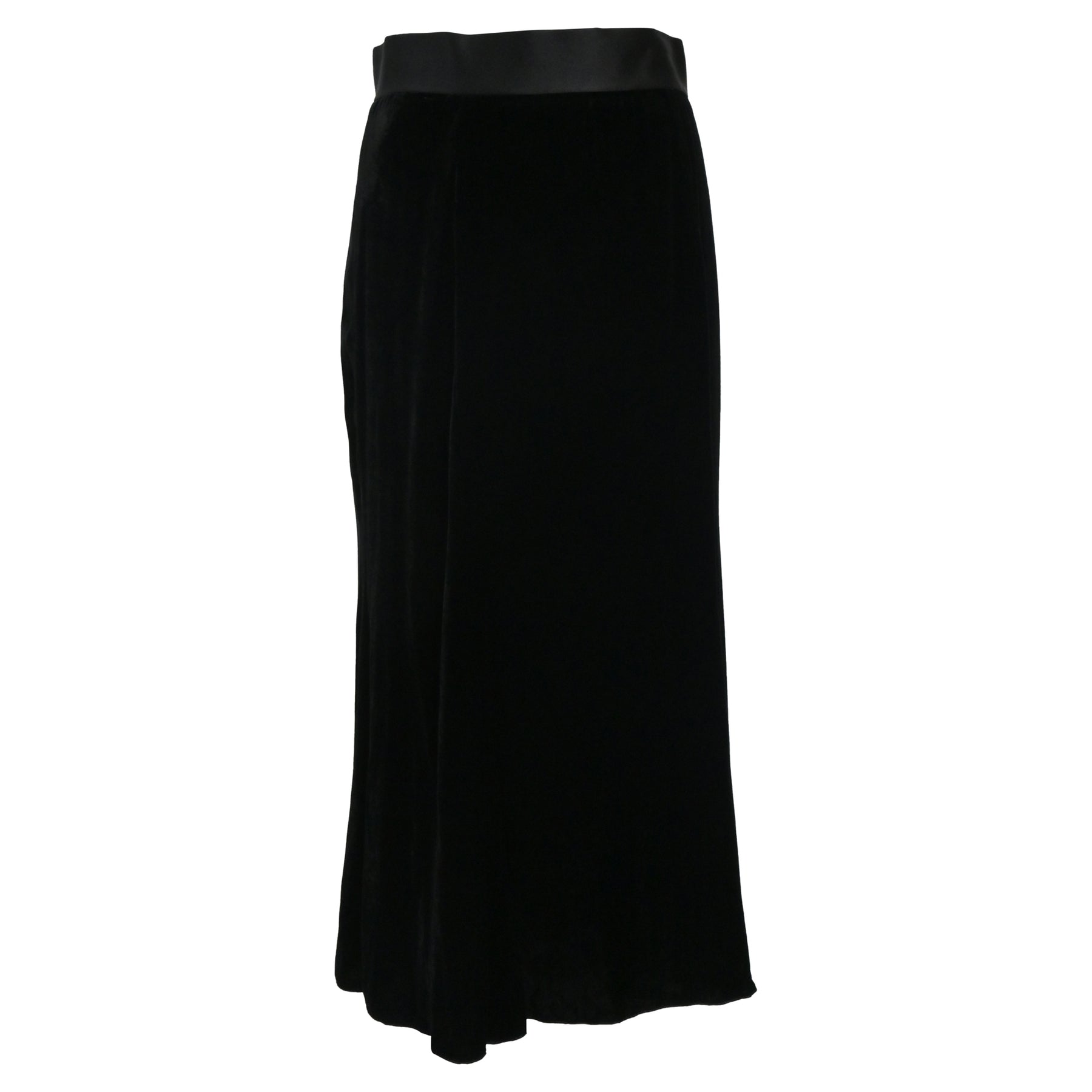 Dolce & Gabbana Midirock aus schwarzem Samt