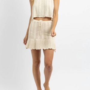 Paolo Crochet Rock Set in beige