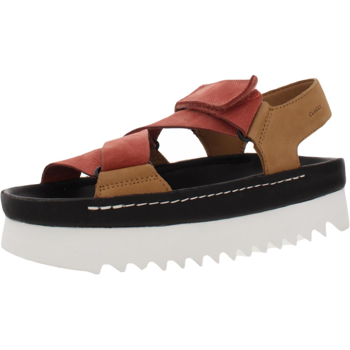 Ranger Elvtd Leder verstellbare flache Sandalen
