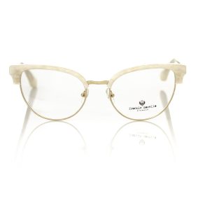 Frankie Morello Elegant Mother of Elfenbein Clubmaster Damen Brillen