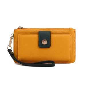 MKF Kollektion Olympe Veganes Leder Damen-Armbandtasche von Mia K