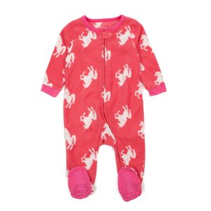 Kinder gefüttert Fleece Pyjamas Einhorn