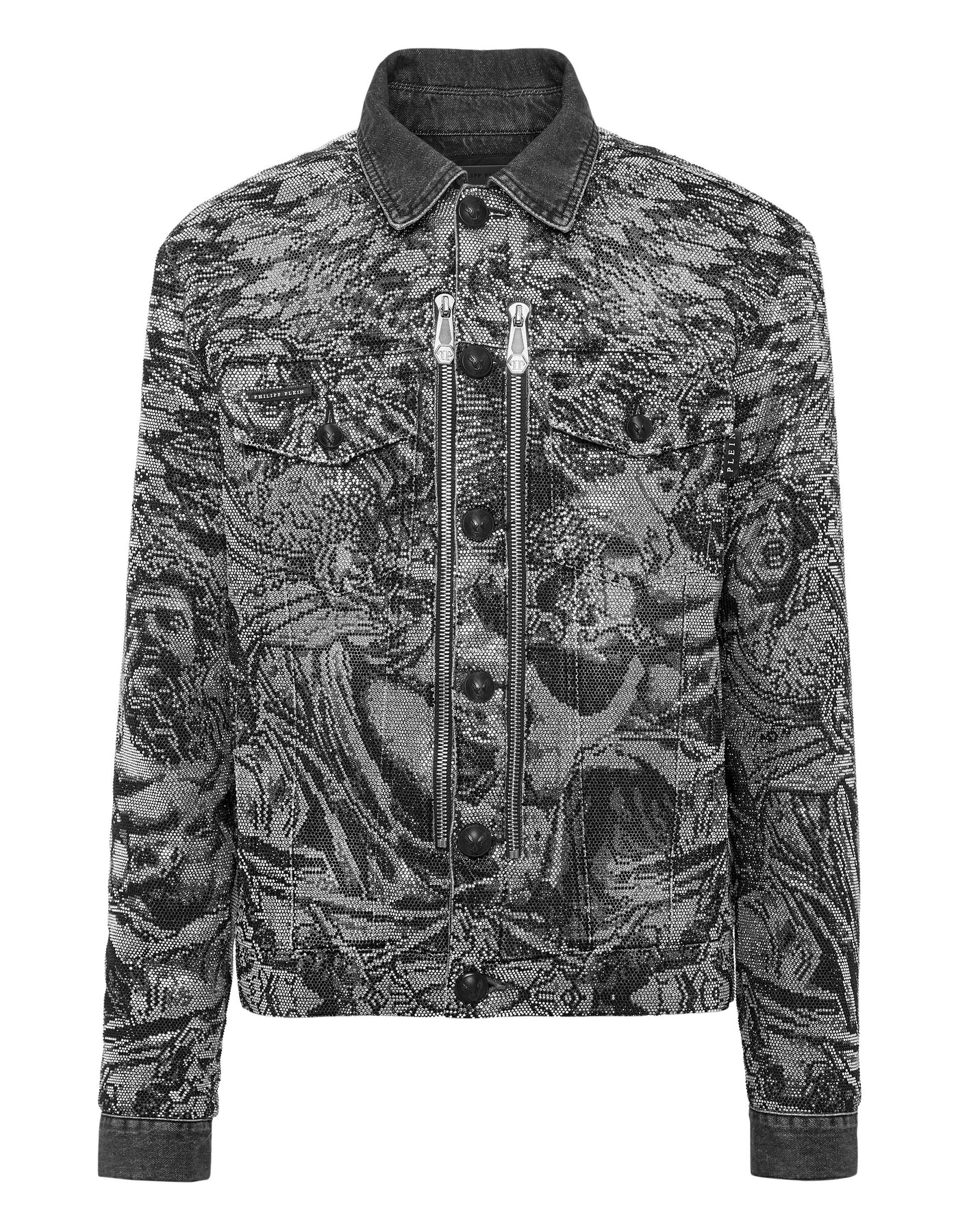 Denim Zip Jacke Tattoo