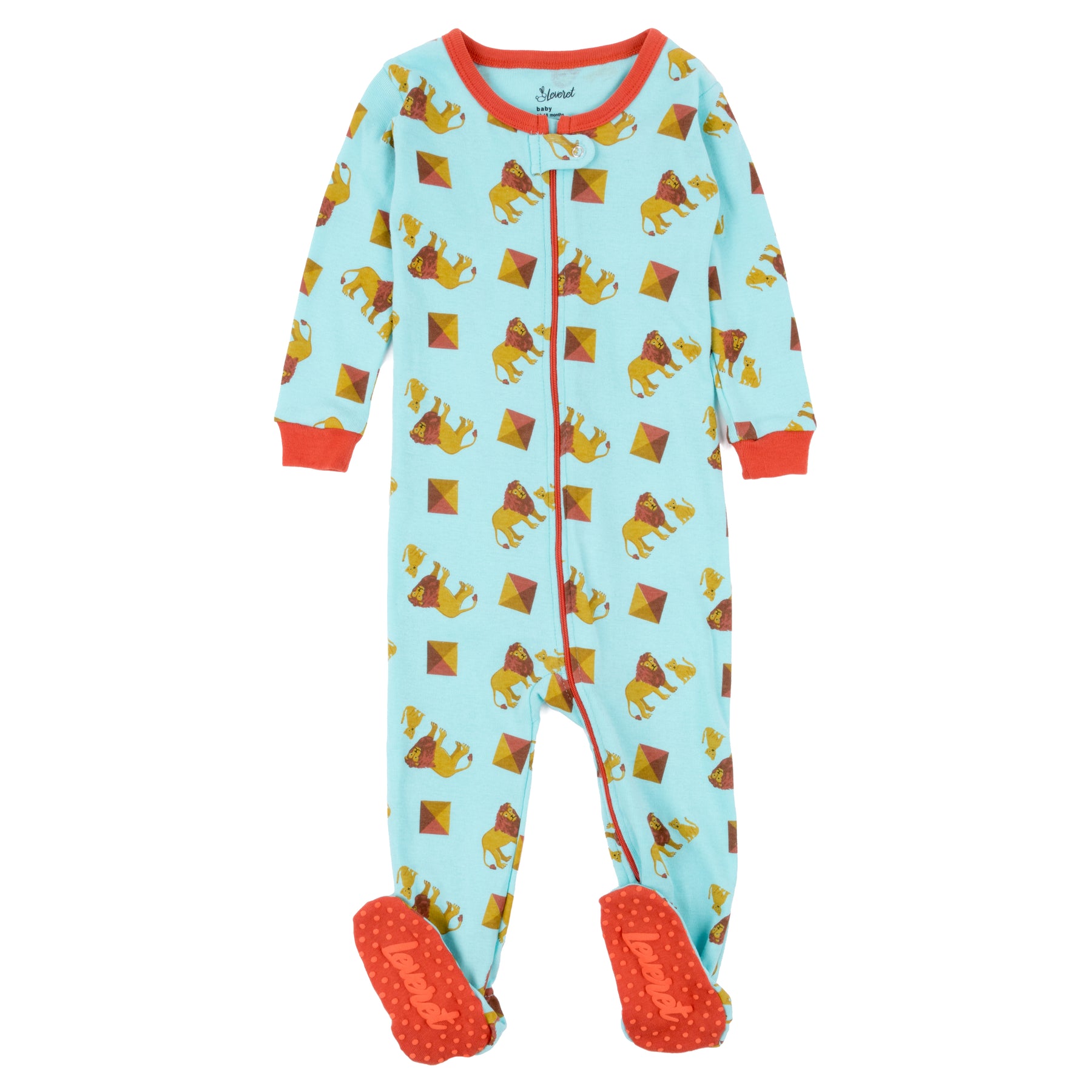 Kinder Fuß Baumwolle Pyjamas Löwe