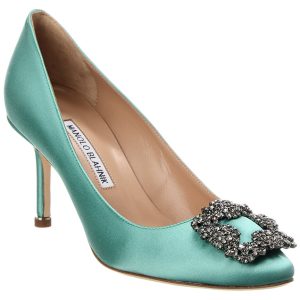 Manolo Blahnik hangisi 90 Satinpumpe 7765056454716