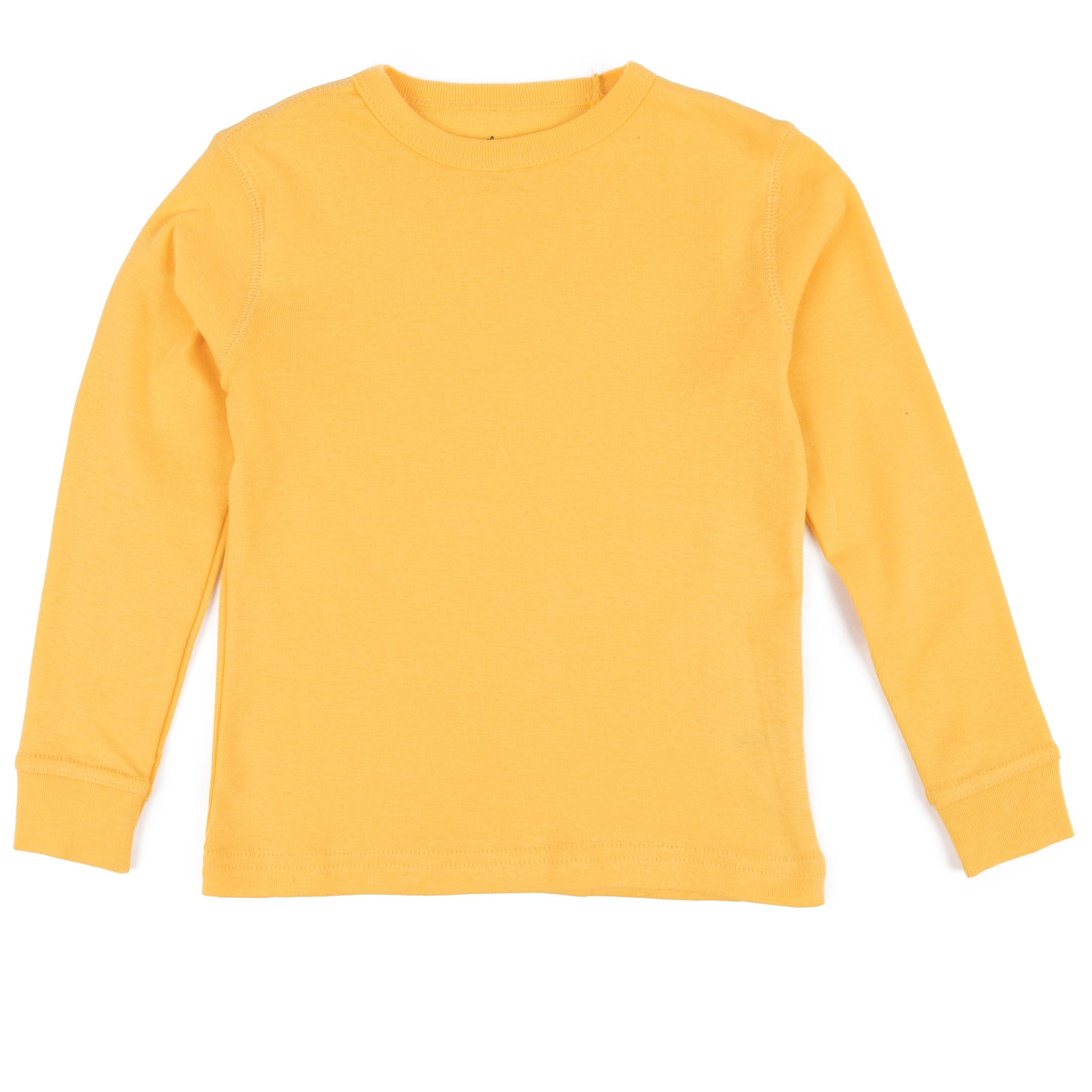 Kinder Langarm T-Shirt klassisch einfarbig
