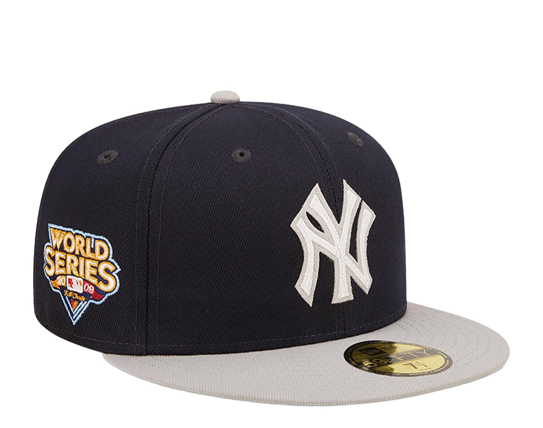 New Era New York Yankees Letterman 59FIFTY Einbaukappe 60296432 – Dunkelblau/Grau