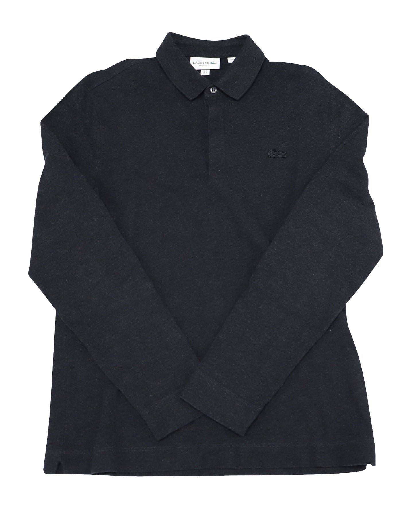 Lacoste Paris klassisch Fit – Poloshirt aus grauer Baumwolle