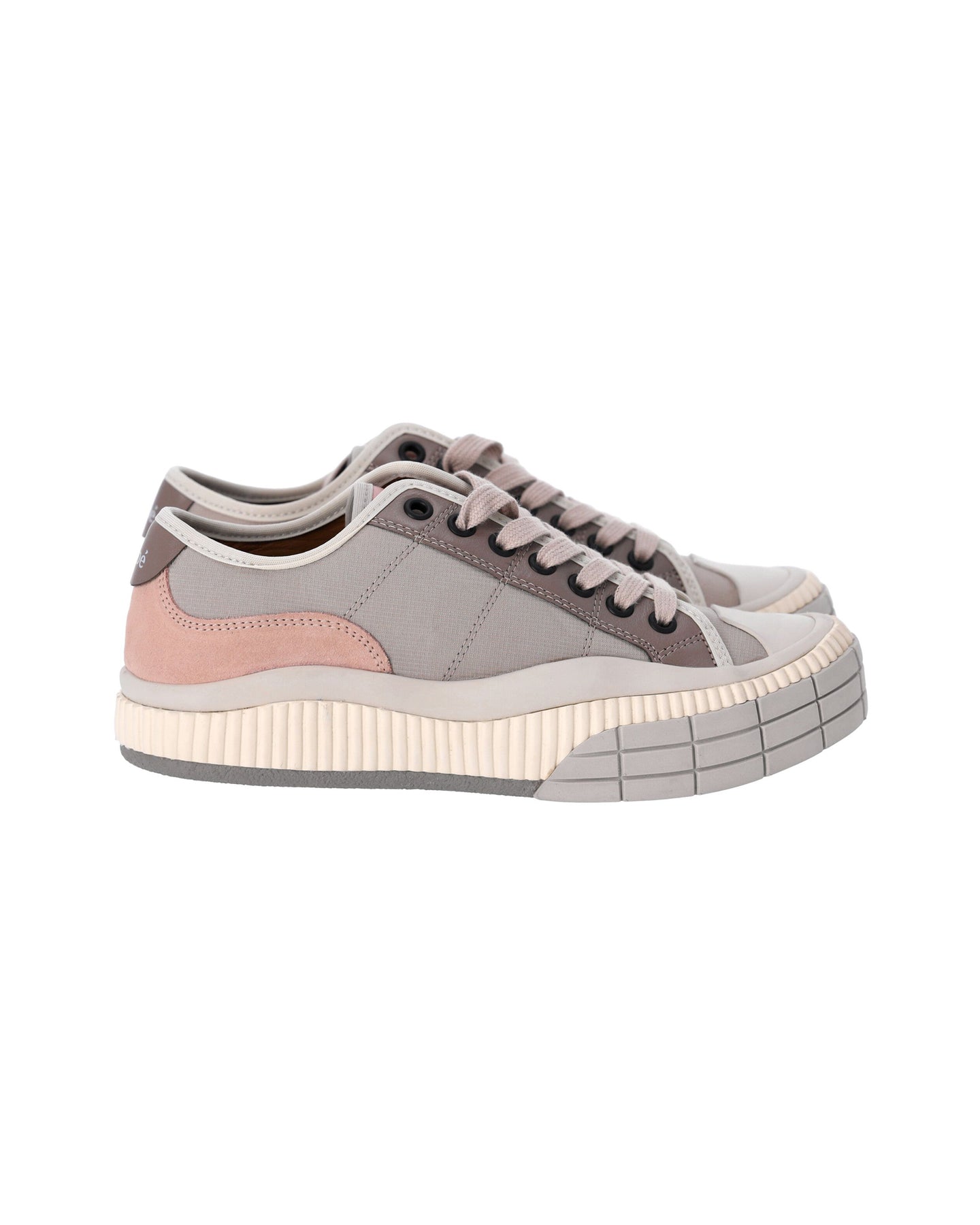 Chloe Clint Sneaker aus grauem Nylon