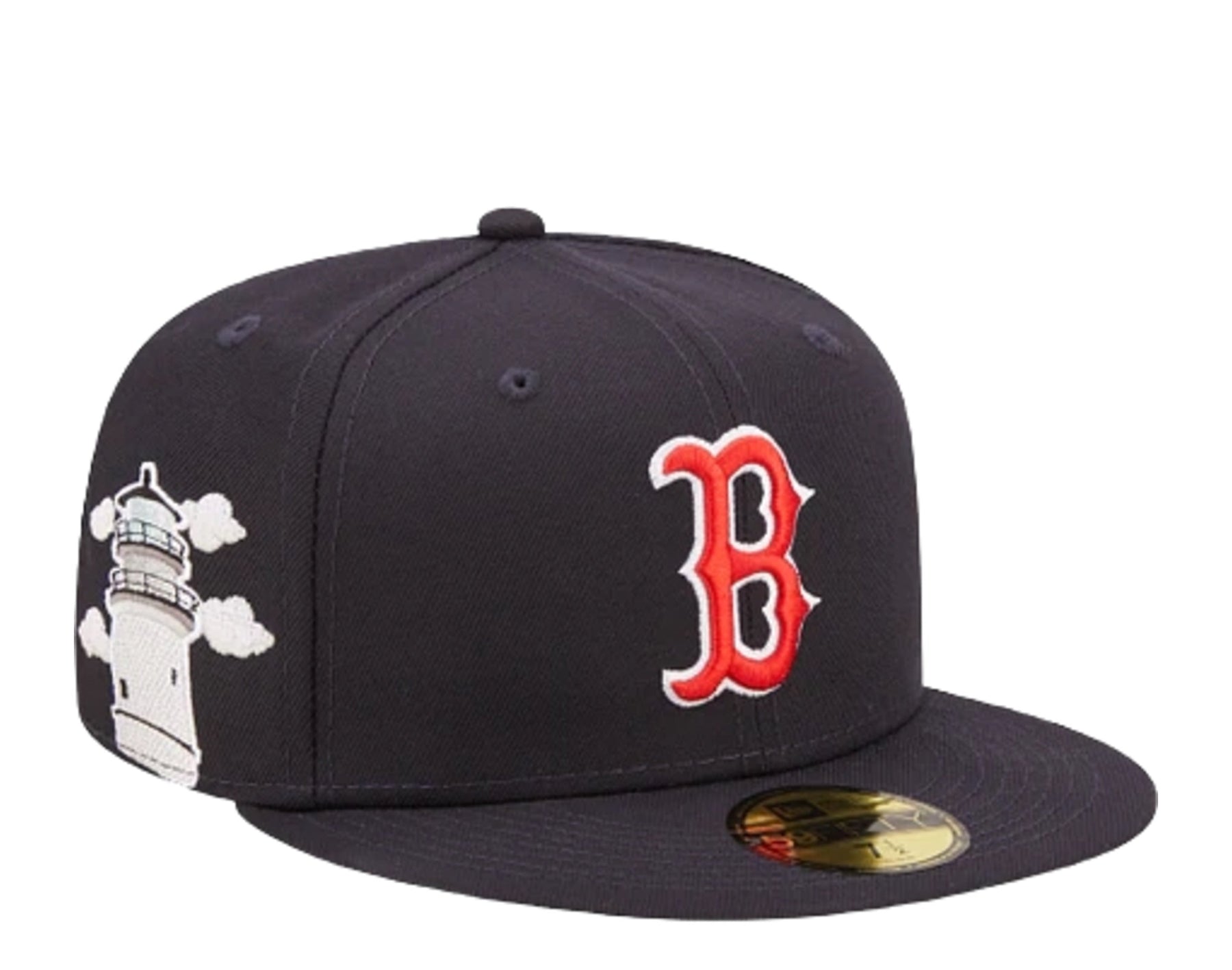 New Era 59Fifty MLB Boston Rot Sox Cloud Icon Dunkelblau Einbauhut 60243745