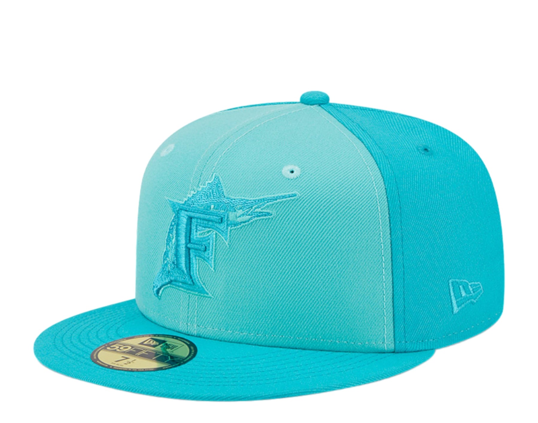 New Era Miami Marlins Tri-Tone Team 59FIFTY ausgestattet 60355913 Petrol