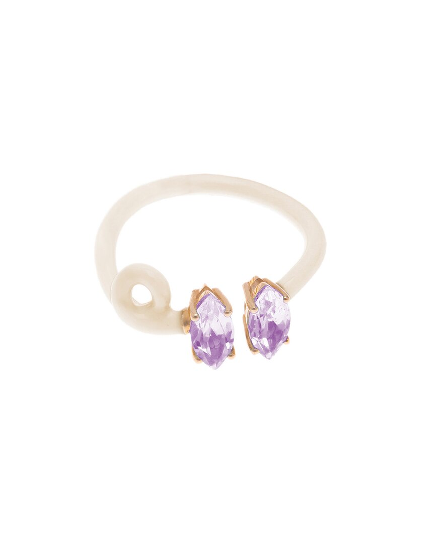 Bea Bongiasca Sie sind So Rebe 9K & Silber 1,44 ct. tw. Amethyst Double Tendril