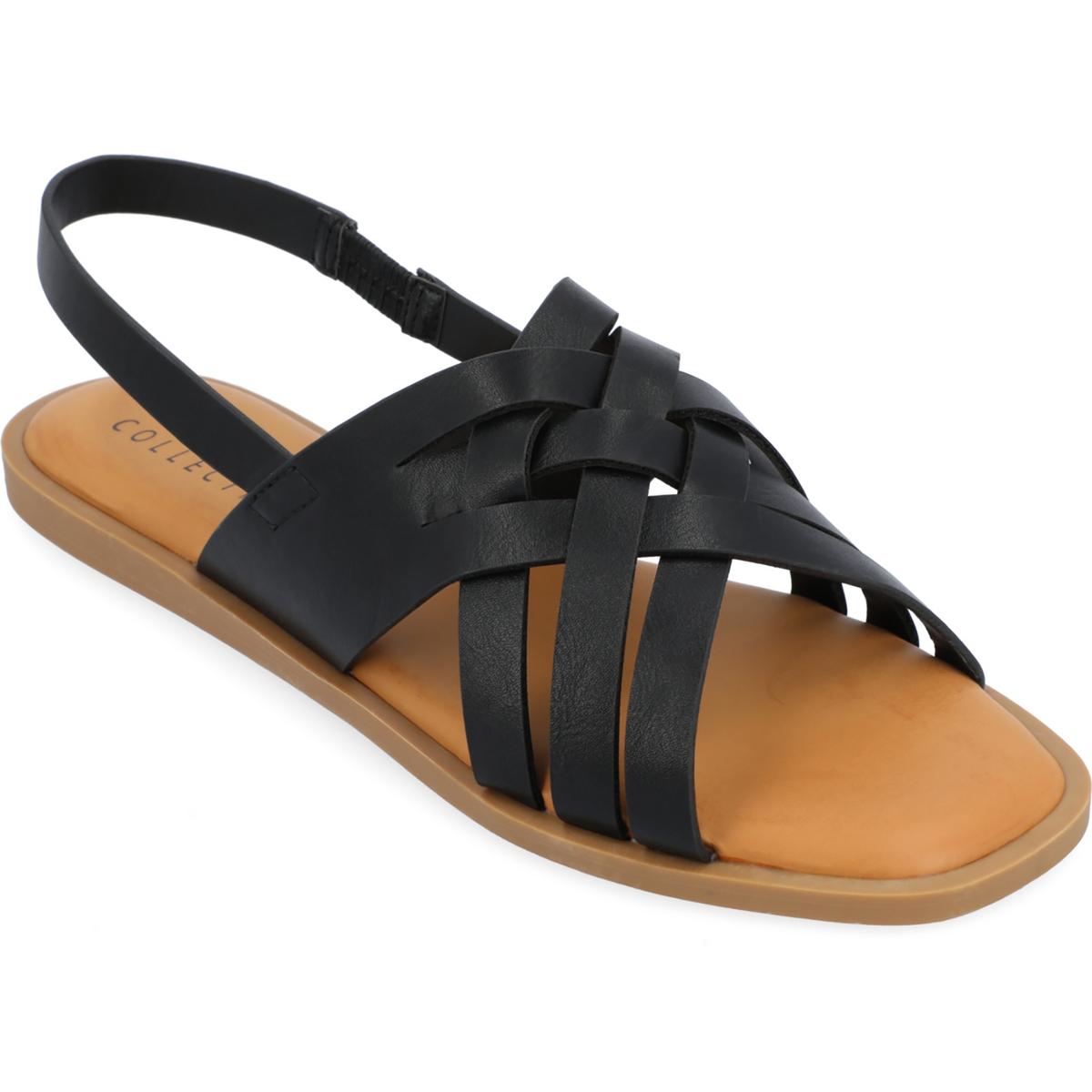 Sandalen aus Kunstleder