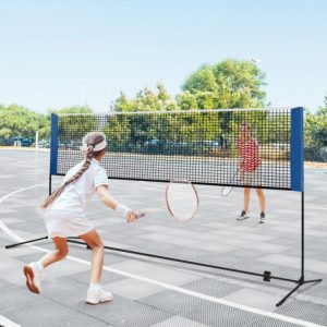10/14 Fuß verstellbarer Badminton Net Stand mit tragbarer Tragetasche Bag-10 Füße