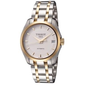 Tissot Damen Couturier weißes Zifferblatt Uhr
