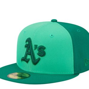 New Era Oakland Athletics Tri-Tone Team 59FIFTY Fitted 60355911 grün 7676479406140