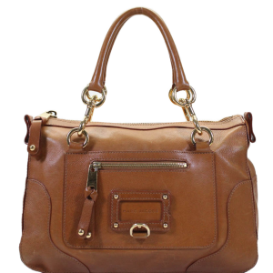 Marc Jacobs Damen Kamel Leder Reißverschluss Medium Tasche Handtasche – 7827707134012