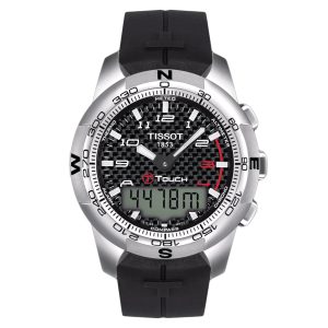 Tissot Herren T-Touch schwarzes Zifferblatt Uhr