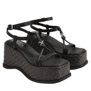 Damen Odette Sandale in schwarz 7765058945084