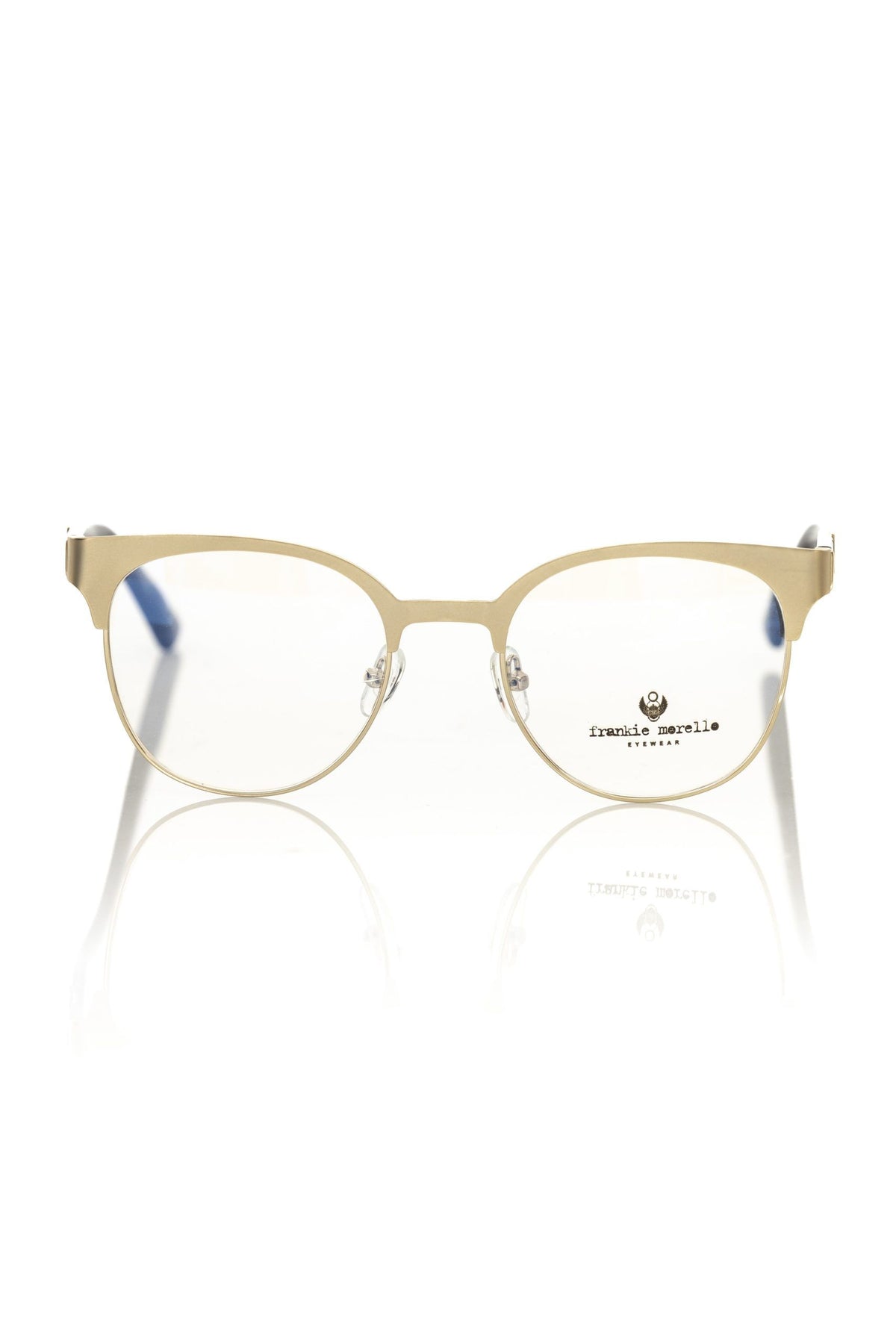 Frankie Morello Geometric Pattern Clubmaster Damenbrillen