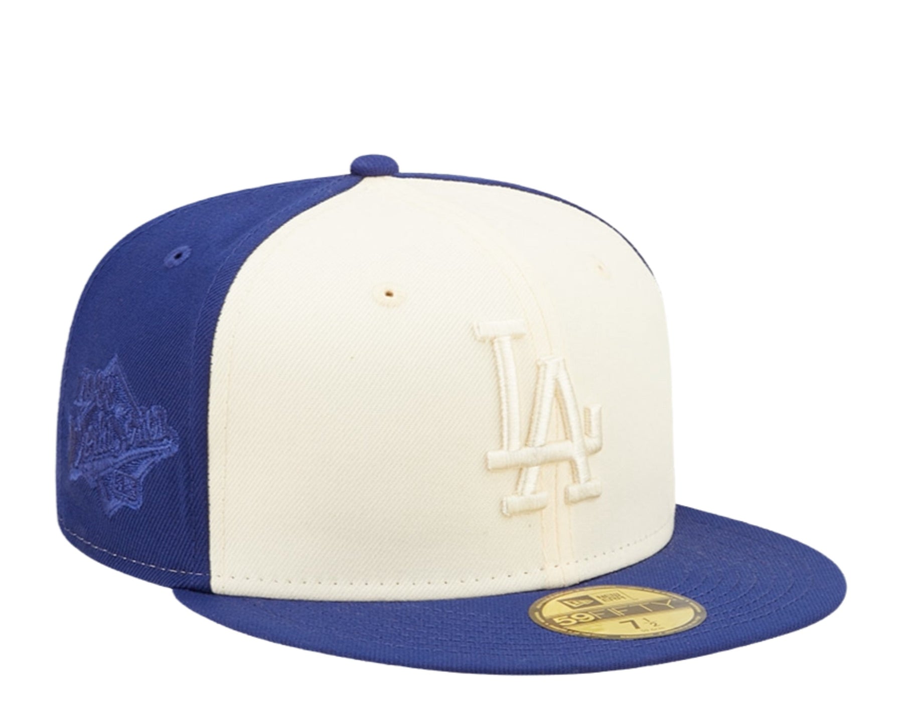 New Era 59Fifty MLB Los Angeles Dodgers Tonal 2-Ton Blau/Creme ausgestattet 60243580