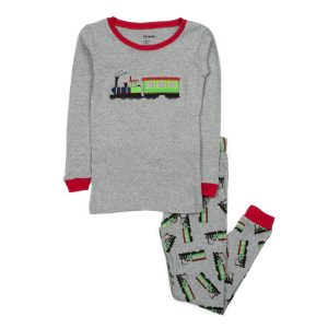 Kinder zwei Stück Baumwolle Pyjamas Zug